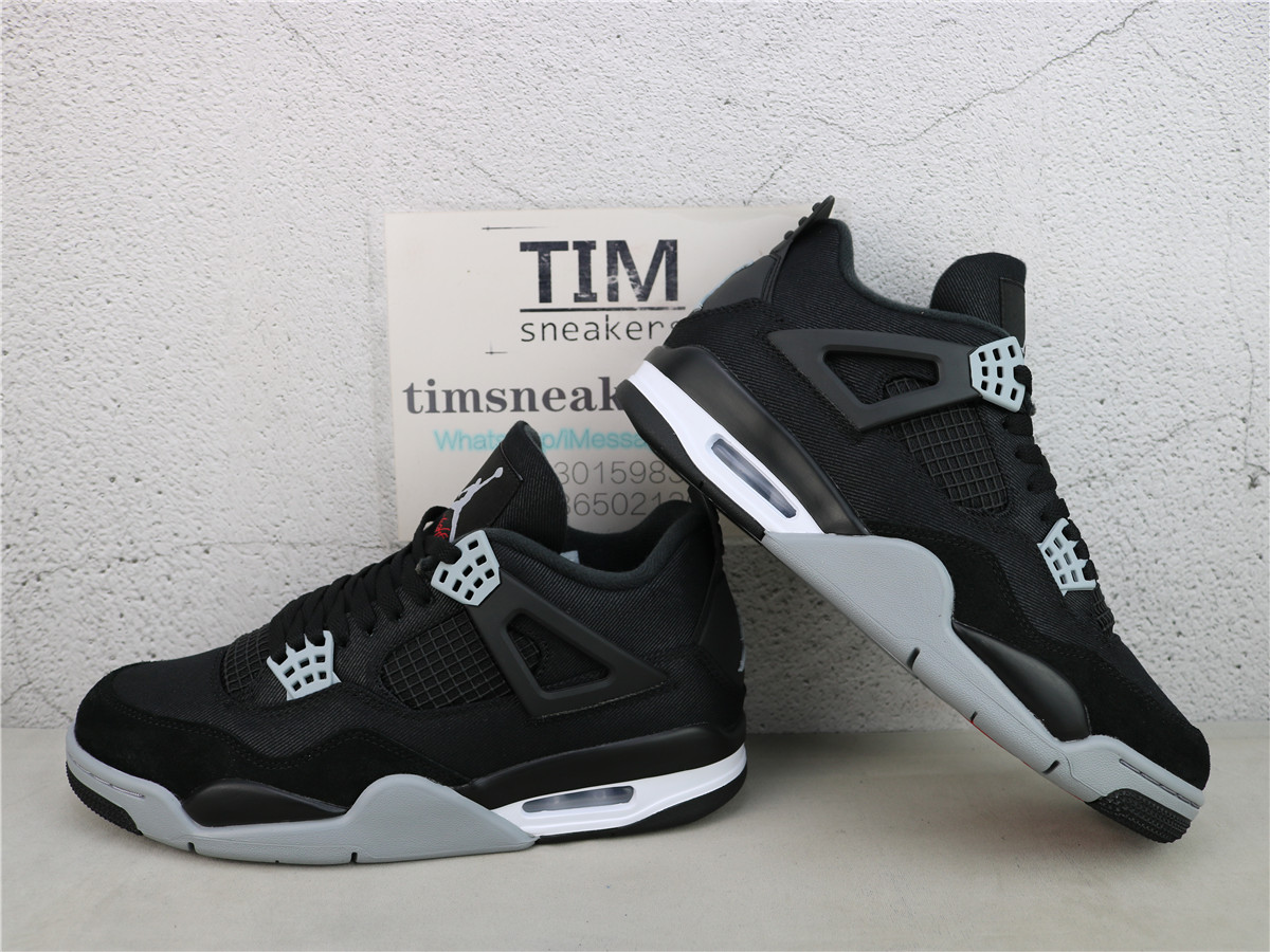 GX Batch Air Jordan 4 Retro SE Black Canvas DH7138-006